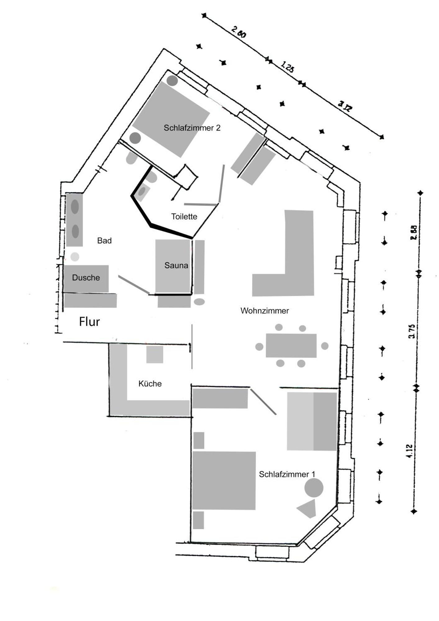 Apartment Kronprinz Zentral Mit Infrarot-Sauna Eisenach Exteriör bild